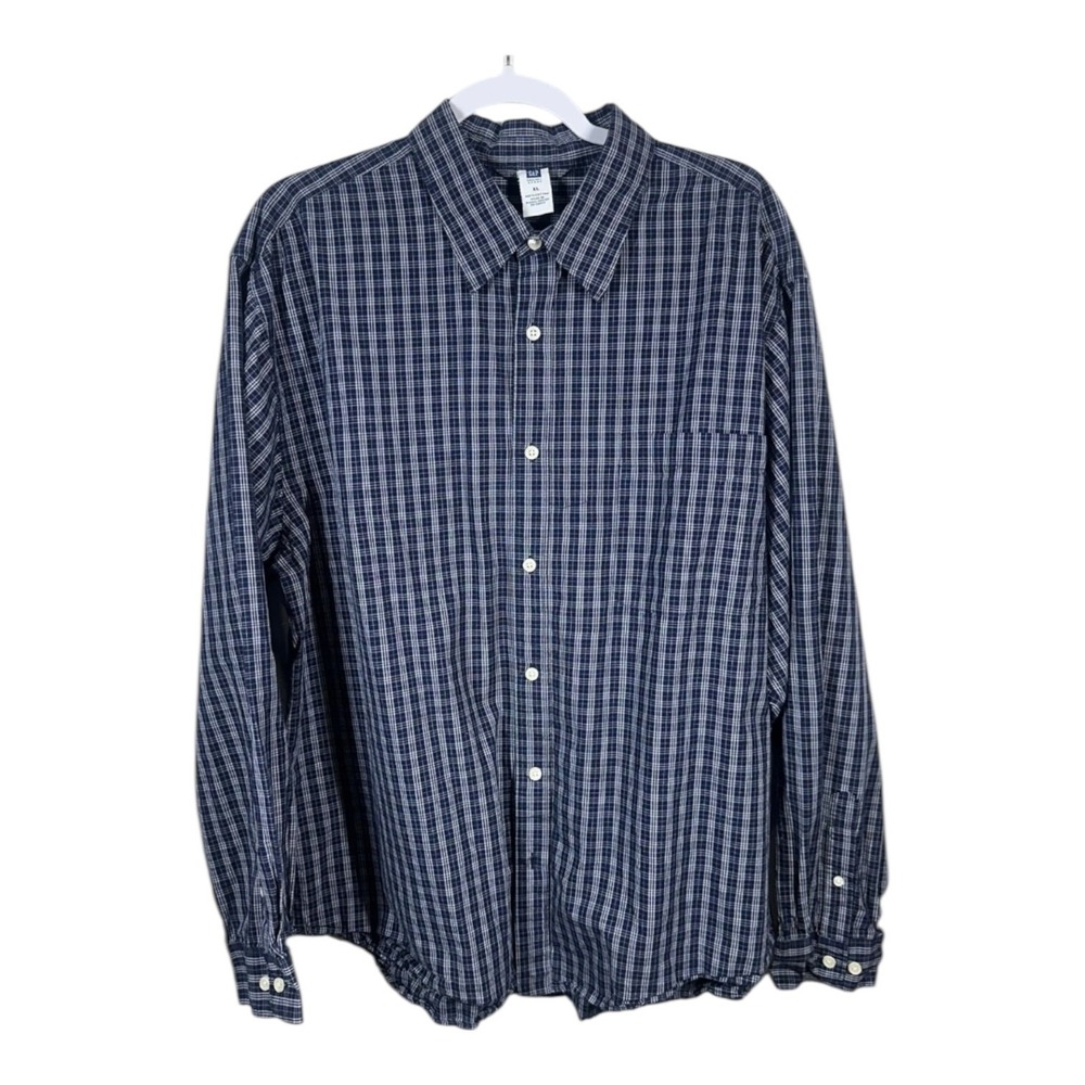 GAP Mens XL Blue Casual Button Down Size XL